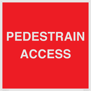PEDESTRAIN ACCESS